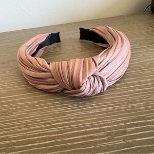 Knotted Headband - Blush Pink